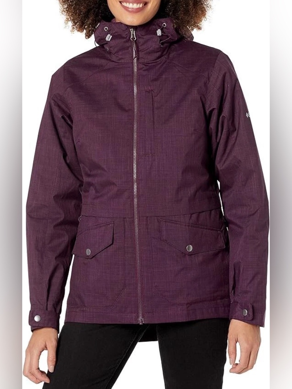 Columbia Women's Purple Hooded Jacket